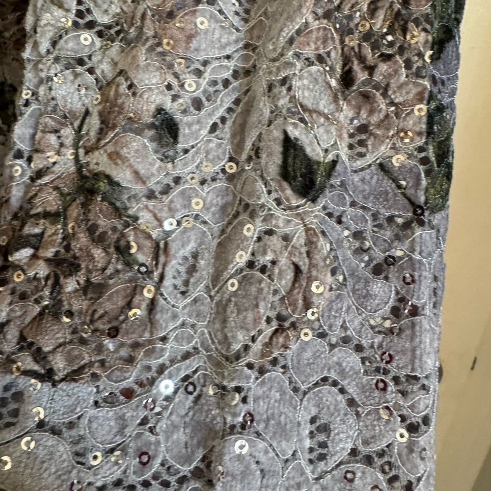 Origami by Vivien Floral Lace Sequin Blazer - Picture 4 of 4